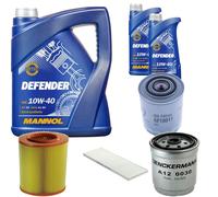Denckermann Controllo Set Mannol Defender 10W-40 7L Per Peugeot Boxer Kasten