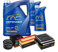 Denckermann Controllo Set Mannol Defender 10W-40 7L Per Renault Espace III