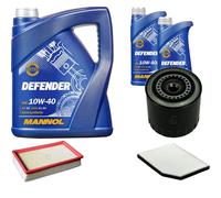 Denckermann Controllo Set mannol Defender 10W-40 7L per Renault Laguna i '