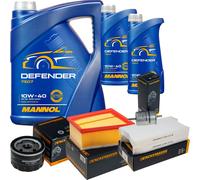 Denckermann Controllo Set Mannol Defender 10W-40 7L Per Renault Laguna III