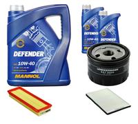 Denckermann Controllo Set Mannol Defender 10W-40 7L Per Renault Megane I 1.9