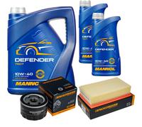 Denckermann Controllo Set Mannol Defender 10W-40 7L Per Renault Modus/Grand