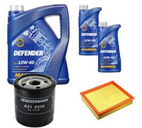 Denckermann Controllo Set Mannol Defender 10W-40 7L Per Rover 75 1.8 Mg