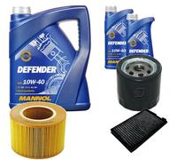 DENCKERMANN Controllo Set MANNOL Defender 10W-40 7L Per Saab 9-5 Kombi 2.0 T