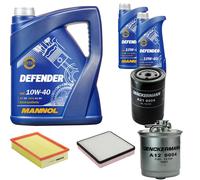 DENCKERMANN Controllo Set MANNOL Defender 10W-40 7L Per Seat Toledo I 1.9 TD