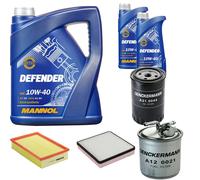 Denckermann Controllo Set Mannol Defender 10W-40 7L Per Seat Toledo I 1.9 TDi