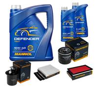 DENCKERMANN Controllo Set MANNOL Defender 10W-40 7L Per Subaru Forester 2.0