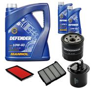 DENCKERMANN Controllo Set MANNOL Defender 10W-40 7L Per Subaru Forester 2.0