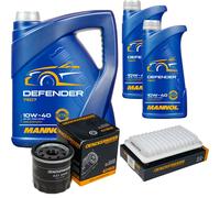 DENCKERMANN Controllo Set MANNOL Defender 10W-40 7L Per Suzuki Splash 1.0 1.2
