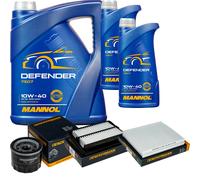 Denckermann Controllo Set Mannol Defender 10W-40 7L Per Suzuki Swift V 1.0
