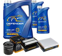 Denckermann Controllo Set Mannol Defender 10W-40 7L Per Suzuki SX4 S-Cross