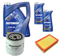 Denckermann Controllo Set Mannol Defender 10W-40 7L Per Volvo 760 2.8