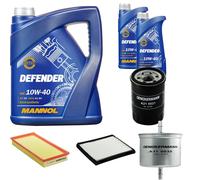 Denckermann Controllo Set Mannol Defender 10W-40 7L Per Volvo V40 Kombi 1.8I