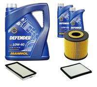 Denckermann Controllo Set Mannol Defender 10W-40 7L Per Volvo V40 Kombi 2.0