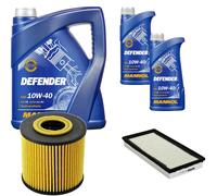Denckermann Controllo Set Mannol Defender 10W-40 7L Per Volvo V40 Kombi 2.0