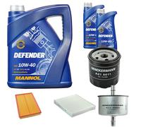 Denckermann Controllo Set Mannol Defender 10W-40 7L Per VW Fox 1.4