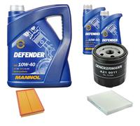 Denckermann Controllo Set Mannol Defender 10W-40 7L Per VW Fox 1.4