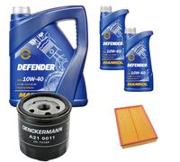 Denckermann Controllo Set Mannol Defender 10W-40 7L Per VW Fox 1.4