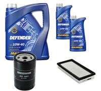 Denckermann Controllo Set Mannol Defender 10W-40 7L Per VW Golf I Cabriolet