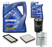 Denckermann Controllo Set Mannol Defender 10W-40 7L Per VW Golf I Cabriolet