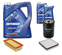 Denckermann Controllo Set Mannol Defender 10W-40 7L Per VW Golf II 1.6 1.8i