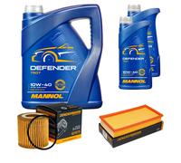 Denckermann Controllo Set Mannol Defender 10W-40 7L Per VW Polo 1.2 12V Seat