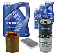 DENCKERMANN Controllo Set MANNOL Defender 10W-40 8L Per Alfa Romeo 156 2.4