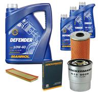 Denckermann Controllo Set Mannol Defender 10W-40 8L Per BMW 3 Serie 325td