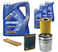 Denckermann Controllo Set Mannol Defender 10W-40 8L Per BMW 3 Serie 325td