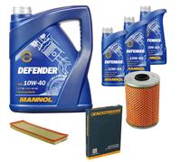 Denckermann Controllo Set Mannol Defender 10W-40 8L Per BMW 3 Serie 325td 325tds