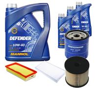 Denckermann Controllo Set Mannol Defender 10W-40 8L Per Citroën C5 II Break