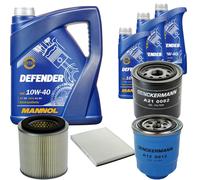 DENCKERMANN Controllo Set MANNOL Defender 10W-40 8L Per Ford Maverick 2.7 TD