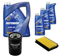 DENCKERMANN Controllo Set MANNOL Defender 10W-40 8L Per Honda Accord V 1.9I