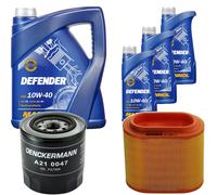 Denckermann Controllo Set Mannol Defender 10W-40 8L Per Hyundai H-1 Kasten