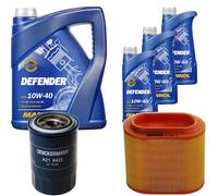 Denckermann Controllo Set Mannol Defender 10W-40 8L Per Hyundai H-1 Kasten