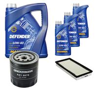 Denckermann Controllo Set Mannol Defender 10W-40 8L Per Jeep Cherokee 4.0i
