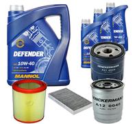 DENCKERMANN Controllo Set MANNOL Defender 10W-40 8L Per Lancia Lybra SW 1.9