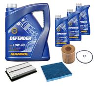 Denckermann Controllo Set Mannol Defender 10W-40 8L Per Mazda 6 Stufenheck