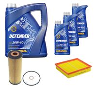 Denckermann Controllo Set Mannol Defender 10W-40 8L Per Mercedes-Benz Slk 200