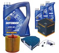 DENCKERMANN Controllo Set MANNOL Defender 10W-40 8L Per Mercedes C-Klasse