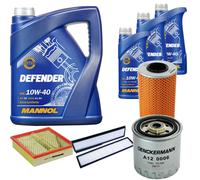 Denckermann Controllo Set Mannol Defender 10W-40 8L Per Mercedes E-Klasse