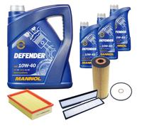 Denckermann Controllo Set Mannol Defender 10W-40 8L Per Mercedes E-Klasse