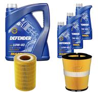 Denckermann Controllo Set Mannol Defender 10W-40 8L Per Mercedes E-Klasse