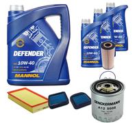 Denckermann Controllo Set Mannol Defender 10W-40 8L Per Mercedes E-Klasse