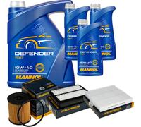 Denckermann Controllo Set Mannol Defender 10W-40 8L Per Mitsubishi Outlander