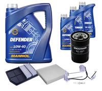 Denckermann Controllo Set Mannol Defender 10W-40 8L Per Mitsubishi Outlander