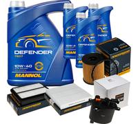 Denckermann Controllo Set Mannol Defender 10W-40 8L Per Mitsubishi Outlander