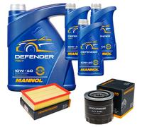 Denckermann Controllo Set Mannol Defender 10W-40 8L Per Nissan NP300 Navara
