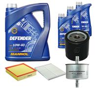 Denckermann Controllo Set Mannol Defender 10W-40 8L Per Opel Omega B 2.2 16V