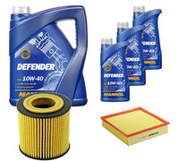 DENCKERMANN Controllo Set MANNOL Defender 10W-40 8L Per Opel Omega B 2.6 V6